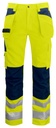 6531 SPODNIE EN ISO 20471 KLASA 2 – YELLOW/ NAVY