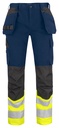 Spodnie robocze 6534 Spodnie Do Pasa Hv -Klasa 1 646534 - Yellow/ Navy