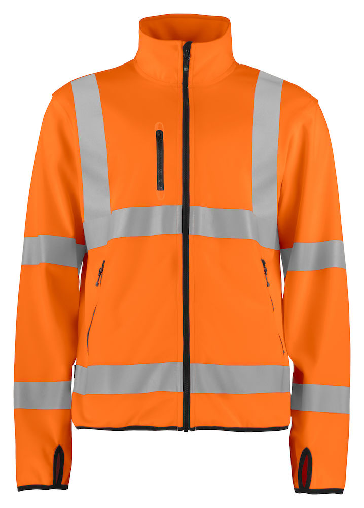 6105 LEKKI SOFTSHELL - EN ISO 20471 KLASA 3 – ORANGE