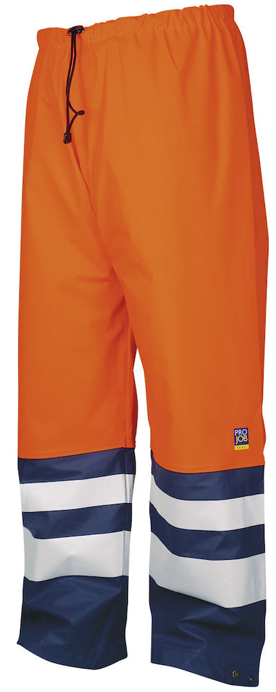 Spodnie robocze 6504 Spodnie Przeciwdeszczowe Hv Klasa 2 646504 - Projob Orange