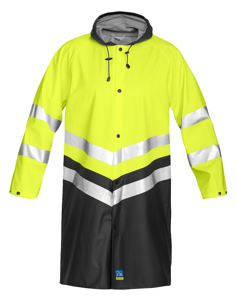 6403 KURTKA PRZECIWDESZCZOWA HV KLASA 3 – YELLOW/ BLACK