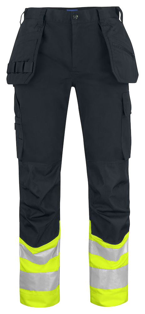 6534 SPODNIE DO PASA HV -KLASA 1 – YELLOW/ BLACK