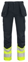 6534 SPODNIE DO PASA HV -KLASA 1 – YELLOW/ BLACK