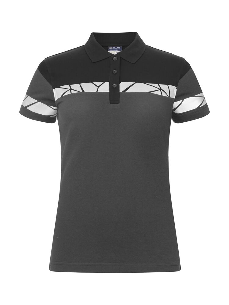 7006 Polo damskie – GREY/ BLACK