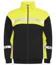 7103 Bluza na zamek – BLACK/ YELLOW