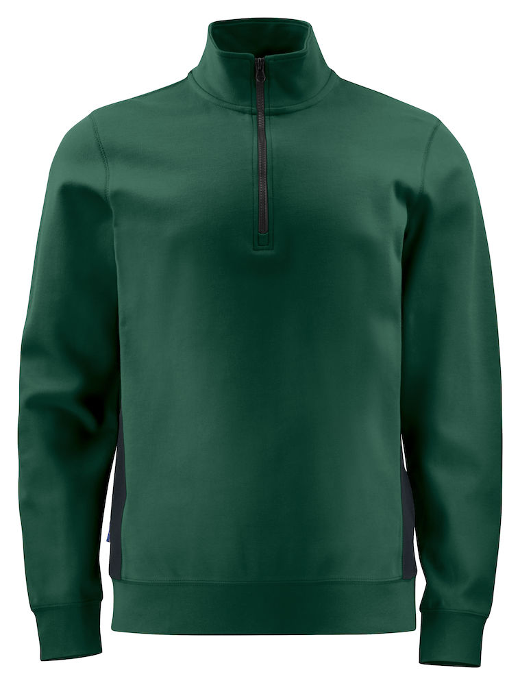 Polar roboczy 2128 Bluza Na Zamek 1/2 Zip 642128 - Green