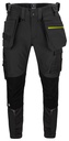 5550 SPODNIE DO PASA ZE STRETCHEM – BLACK
