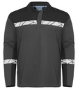 7004 Polo z długim rękawem – GREY/ BLACK