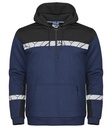 Bluza robocza 7104 Bluza 1/2 zip z kapturem 647104 - Navy/ Black