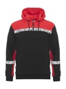 Bluza robocza 7104 Bluza 1/2 zip z kapturem 647104 - Black/ Red