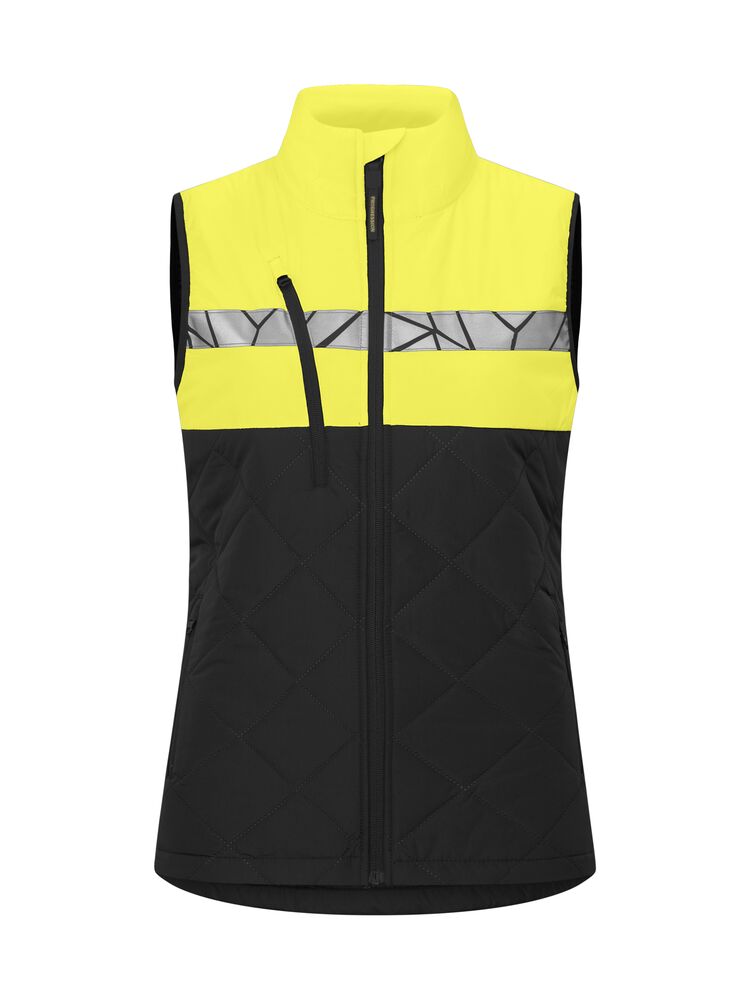 7701 Bezrękawnik damski – BLACK/ YELLOW