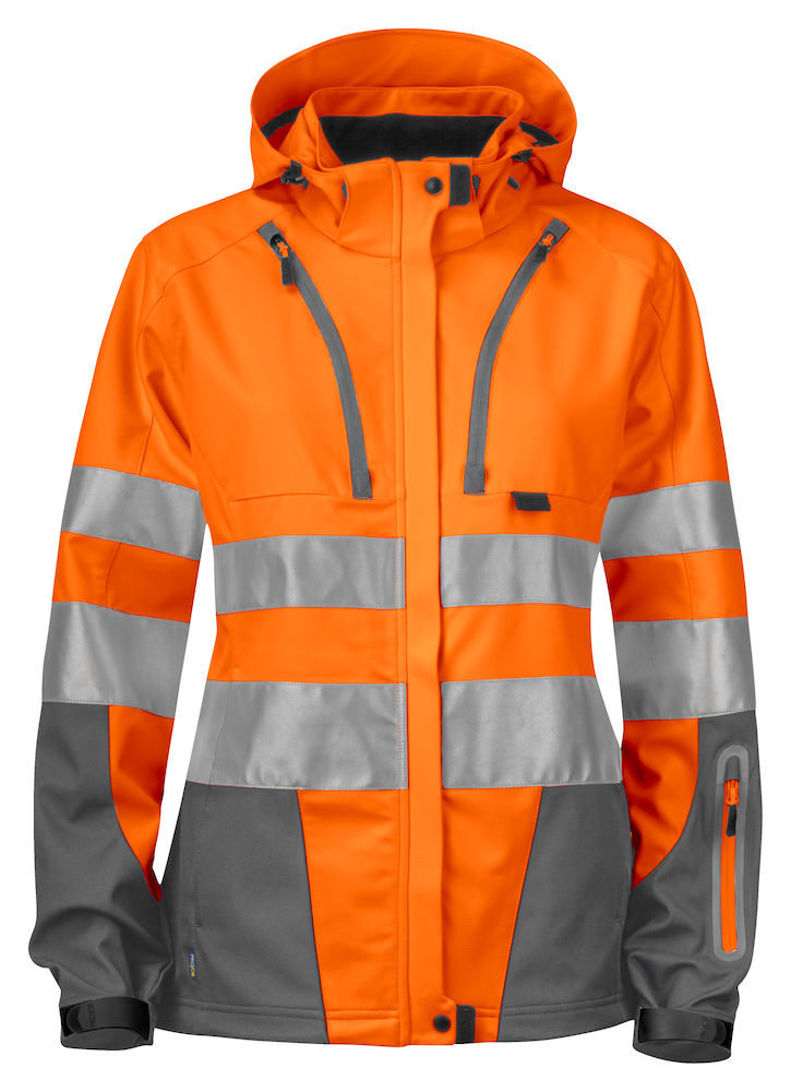 6423 DAMSKA FUNKCJONALNA KURTKA ISO 20471 KLASA 3/2 – PROJOB ORANGE