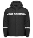7415 Ocieplana kurtka typu shell – BLACK/ BLACK