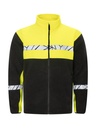 7300 Bluza polarowa z zamkiem – BLACK/ YELLOW