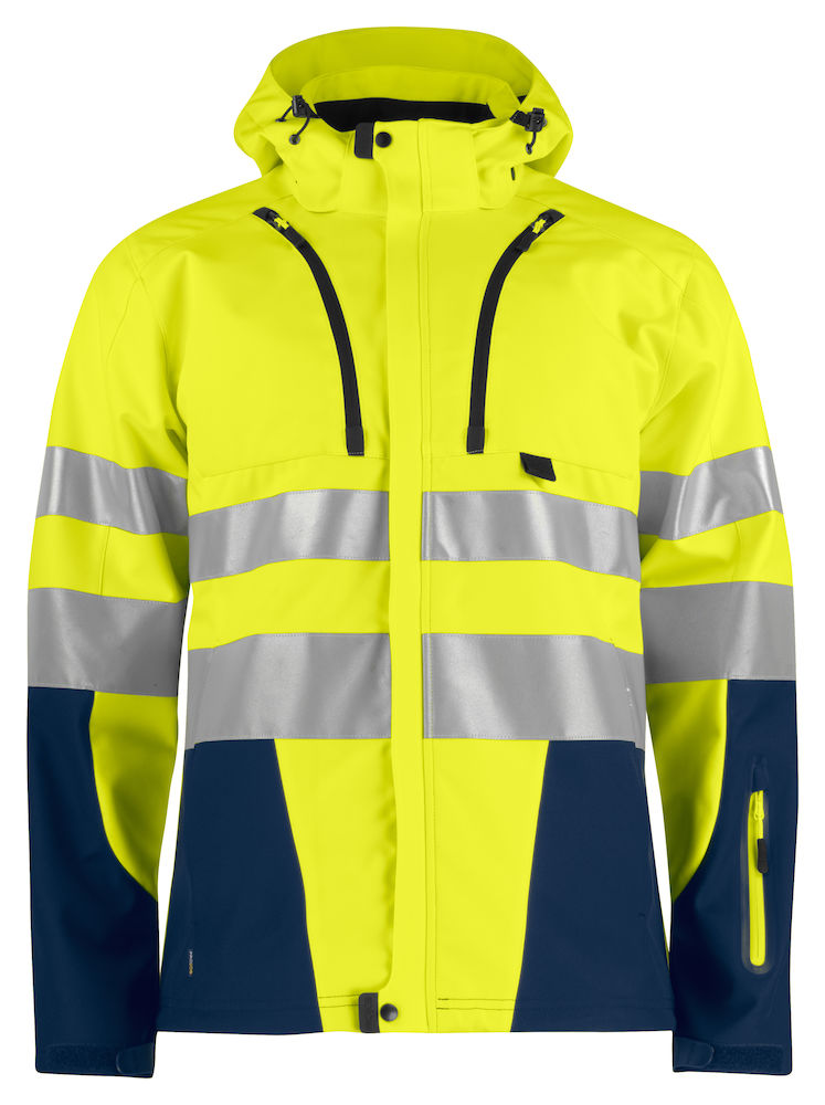 6419 FUNKCJONALNA KURTKA ISO 20471 KLASA 3/2 – YELLOW/ NAVY