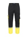 7508 Spodnie robocze – BLACK/ YELLOW