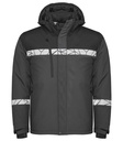 7415 Ocieplana kurtka typu shell – GREY/ BLACK