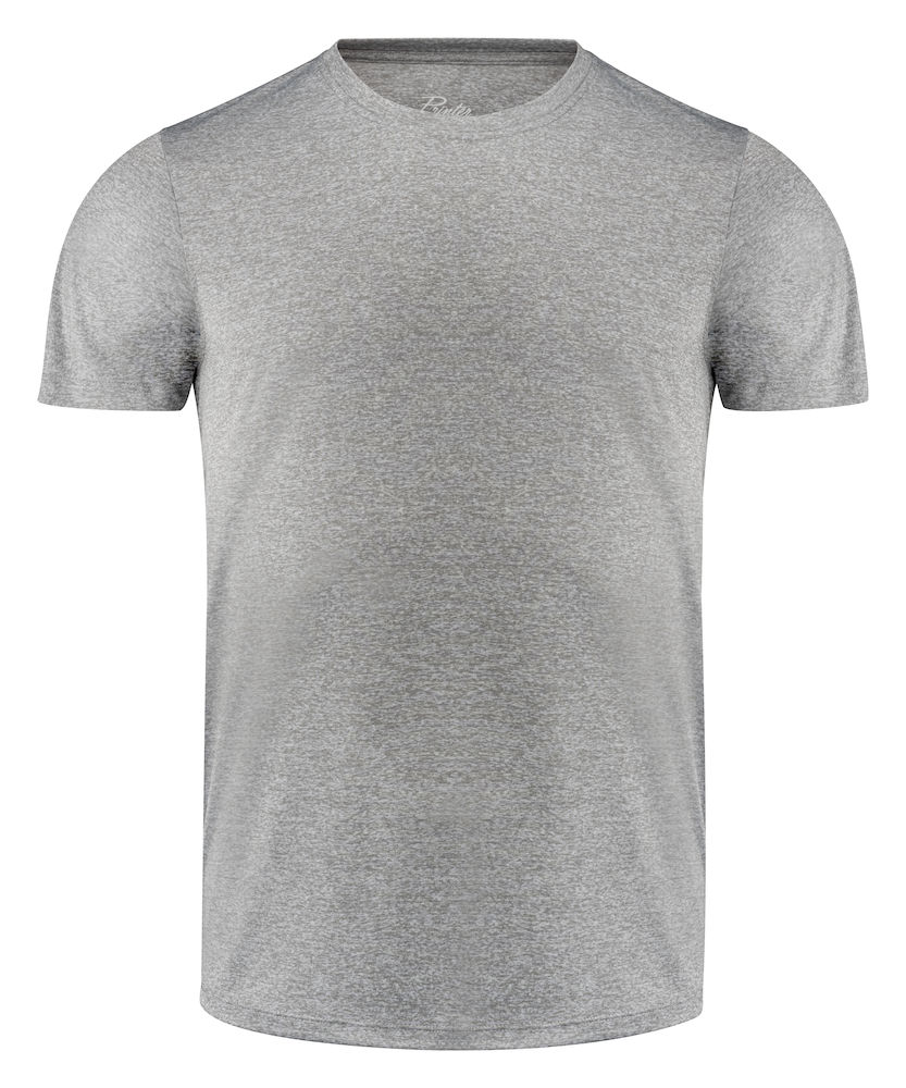 RUN T-SHIRT – GREY MELANGE