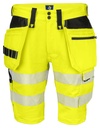 Spodenki robocze 6575 Spodenki stretchowe EN ISO 20471 KLASA 2/1 646575 - Yellow/ Black