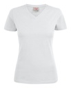 T-shirt Heavy V-Neck Lady 2264025 - White