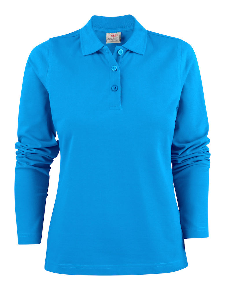 Koszulka polo robocza Surf Pro L/S Lady 2265027 - Ocean Blue