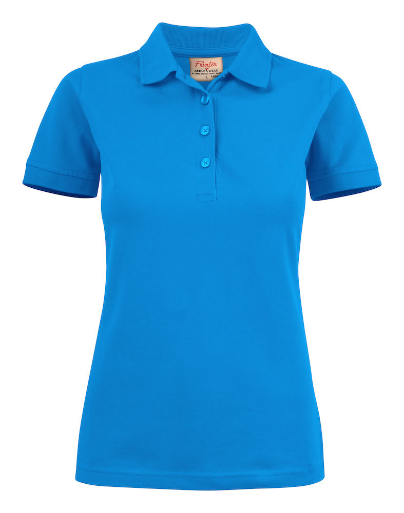 Koszulka polo Surf Stretch Lady 2265021 - Ocean Blue