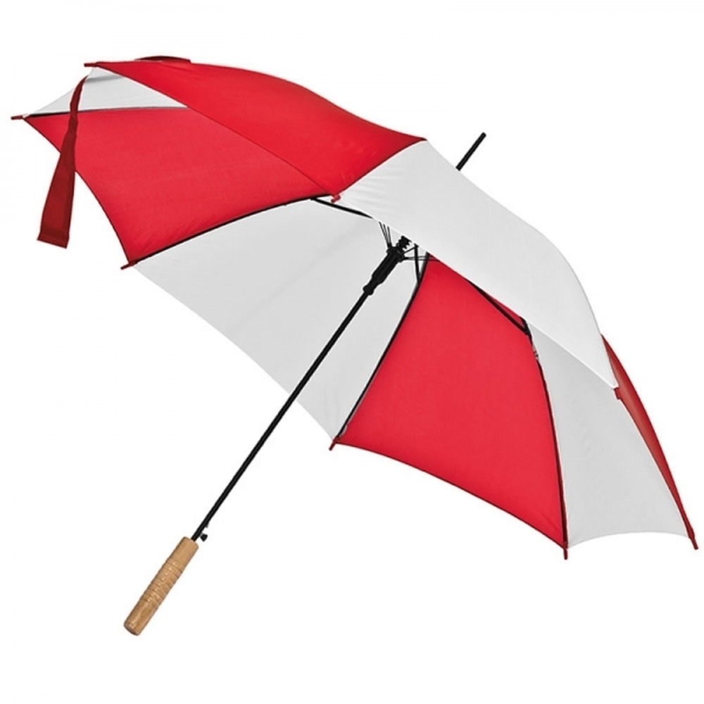 Parasol automatyczny Ø100 cm AIX-EN-PROVENCE 5085 - Czerwony