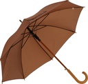 Parasol automatyczny drewniany Ø105 cm NANCY 5131 - Brązowy