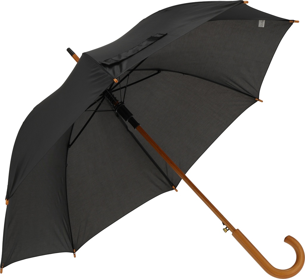 Parasol automatyczny drewniany Ø105 cm NANCY 5131 - Czarny