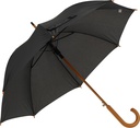 Parasol automatyczny drewniany Ø105 cm NANCY 5131 - Czarny