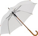 Parasol automatyczny drewniany Ø105 cm NANCY 5131 - Biały