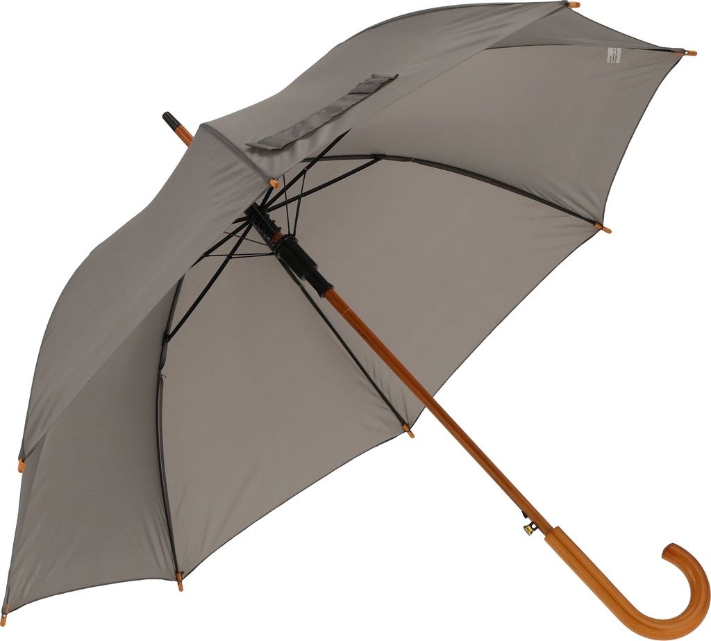 Parasol automatyczny drewniany Ø105 cm NANCY 5131 - Szary