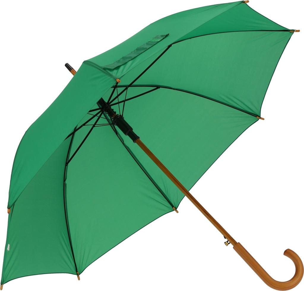 Parasol automatyczny drewniany Ø105 cm NANCY 5131 - Zielony