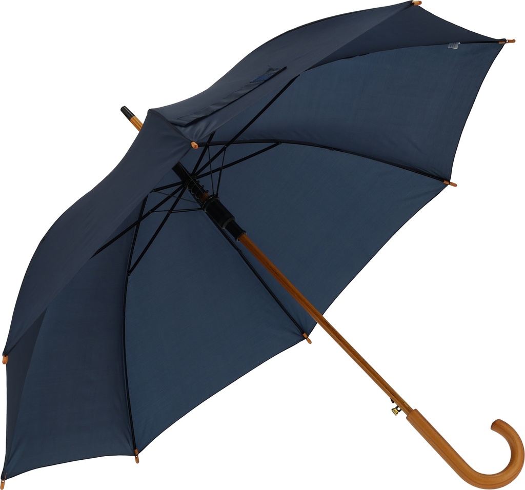 Parasol automatyczny drewniany Ø105 cm NANCY 5131 - Granatowy