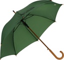 Parasol automatyczny drewniany Ø105 cm NANCY 5131 - Ciemnozielony