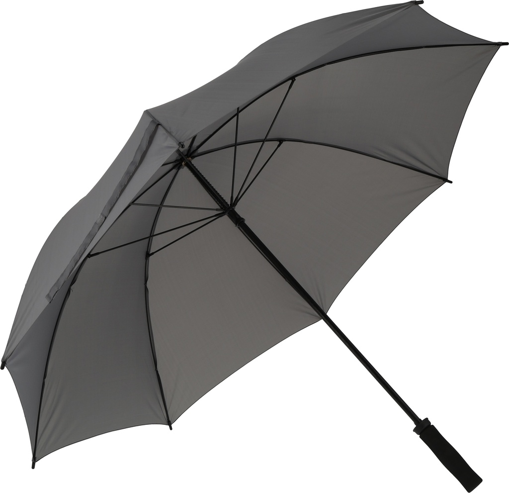 Parasol manualny XL Ø133 cm HURRICAN 5187 - Szary