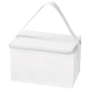 Torba termiczna na 6 puszek 330 ml ASPEN 7004 - Biała