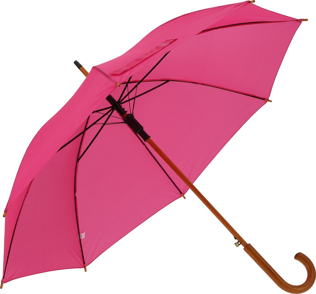Parasol automatyczny drewniany Ø105 cm NANCY 5131 - Różowy