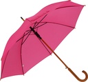 Parasol automatyczny drewniany Ø105 cm NANCY 5131 - Różowy