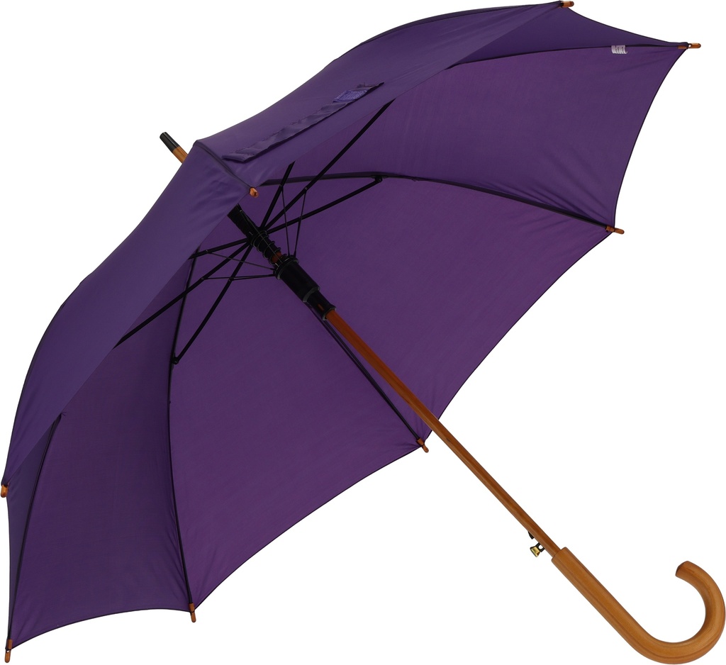 Parasol automatyczny drewniany Ø105 cm NANCY 5131 - Fioletowy