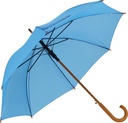 Parasol automatyczny drewniany Ø105 cm NANCY 5131 - Jasnoniebieski