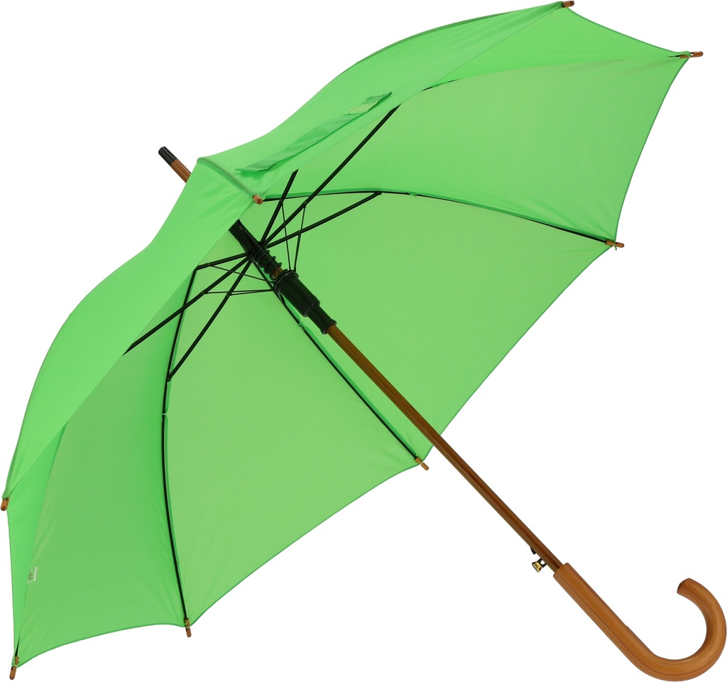 Parasol automatyczny drewniany Ø105 cm NANCY 5131 - Jasnozielony