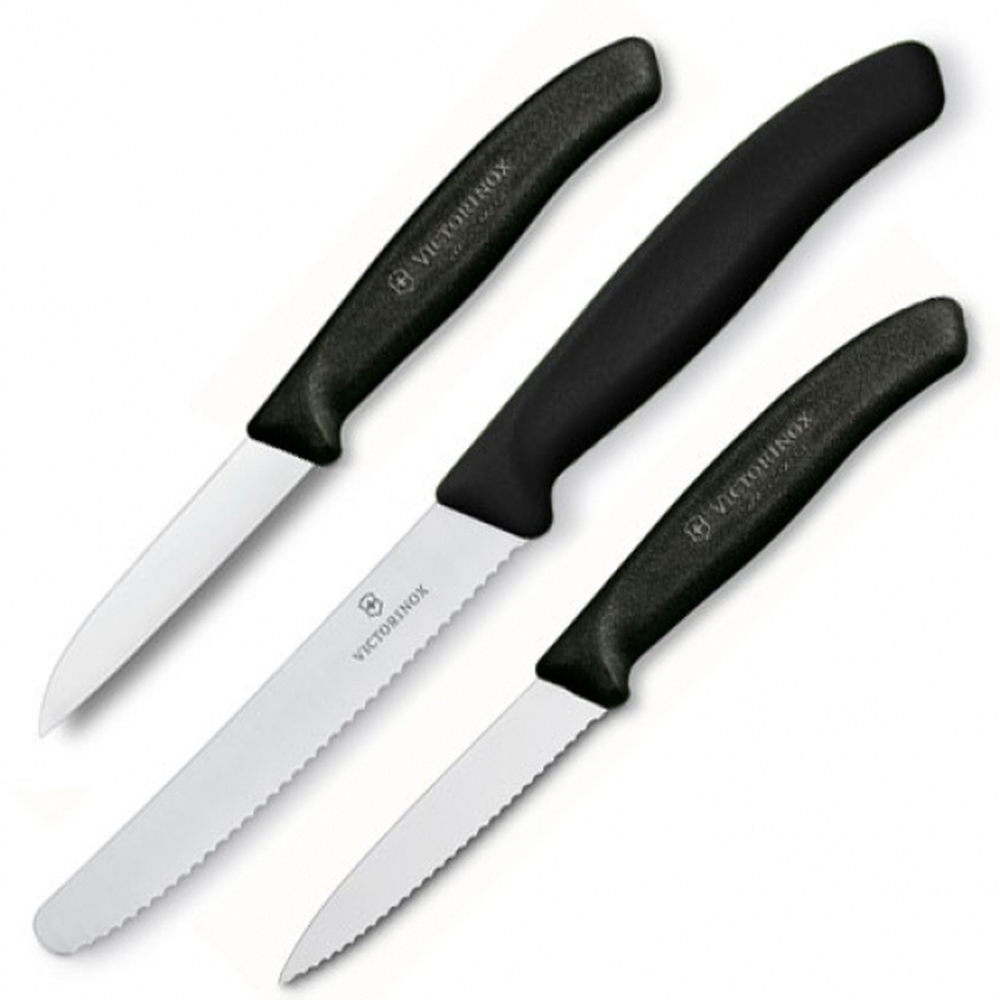Zestaw 3 noży SwissClassic Victorinox 67113G0 - Czarny