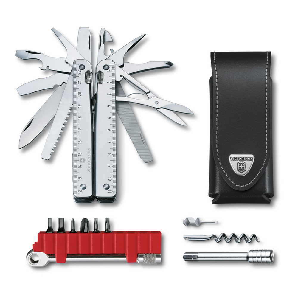 NARZĘDZIE SWISS TOOL X PLUS RATCHET - 39 narzędzi Victorinox 30339L0 - Szare