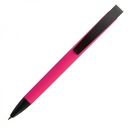 Długopis plastikowy soft touch BRESCIA 0099 - Różowy