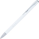 Długopis metalowy soft touch NEW JERSEY 0555 - Biały