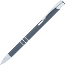 Długopis metalowy soft touch NEW JERSEY 0555 - Ciemnoszary