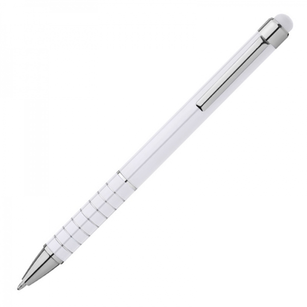 Długopis metalowy touch pen LUEBO 0418 - Biały