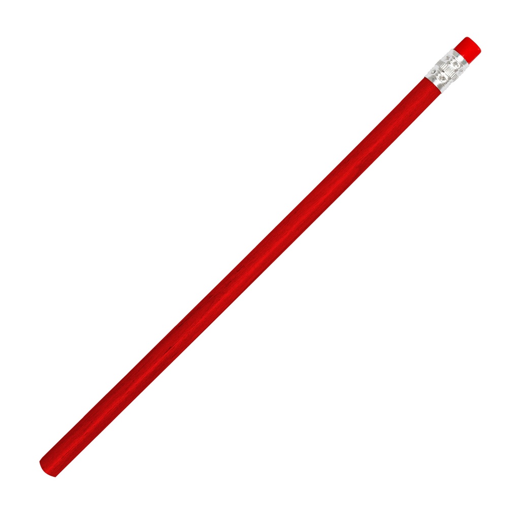 Ołówek z gumką HICKORY 0393 - Czerwony