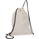 Worek sportowy bawełniany 140 g/m2 LONDONDERRY 0920 - Czarny